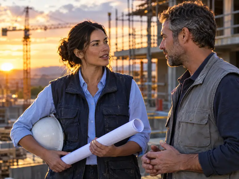 ملابس المهندسين وإدارة الموقع